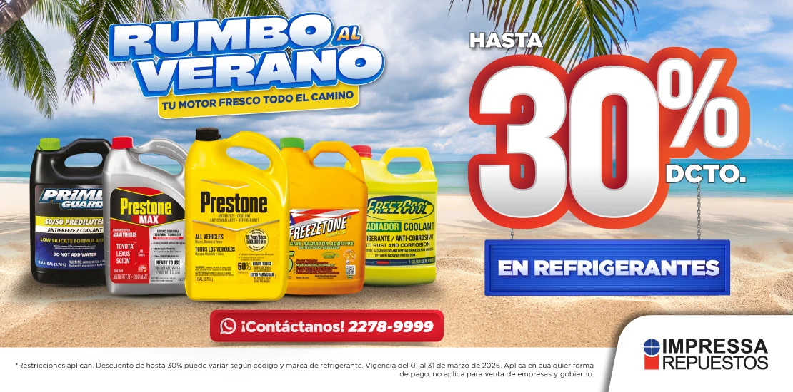 HASTA 30% DE DESCUENTO EN REFRIGERANTES