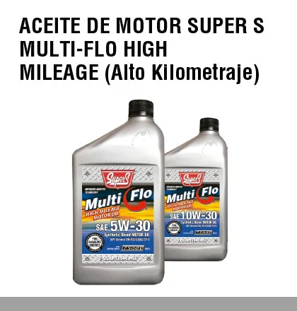 Aceite de Motor Multiflo High Mileage