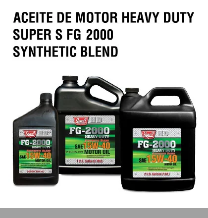 Aceite de Motor Super S FG 2000 Synthetic Blend
