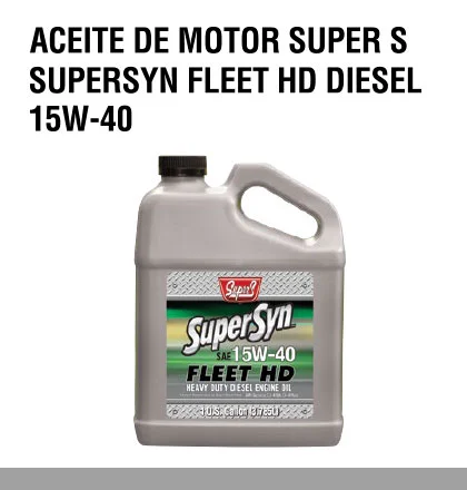Aceite de Motor Super S Supersyn Fleet HD Diesel