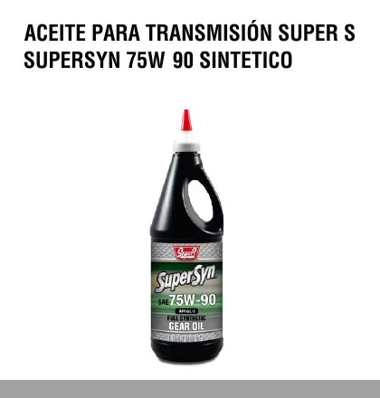 Aceite para transmisión Super S Supersyn 75W 90 Sintético